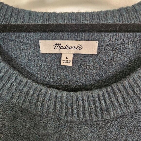 Madewell Plus Embroidered Cross-Stitch Floral Pullover Sweater – Size S - Picture 4 of 8